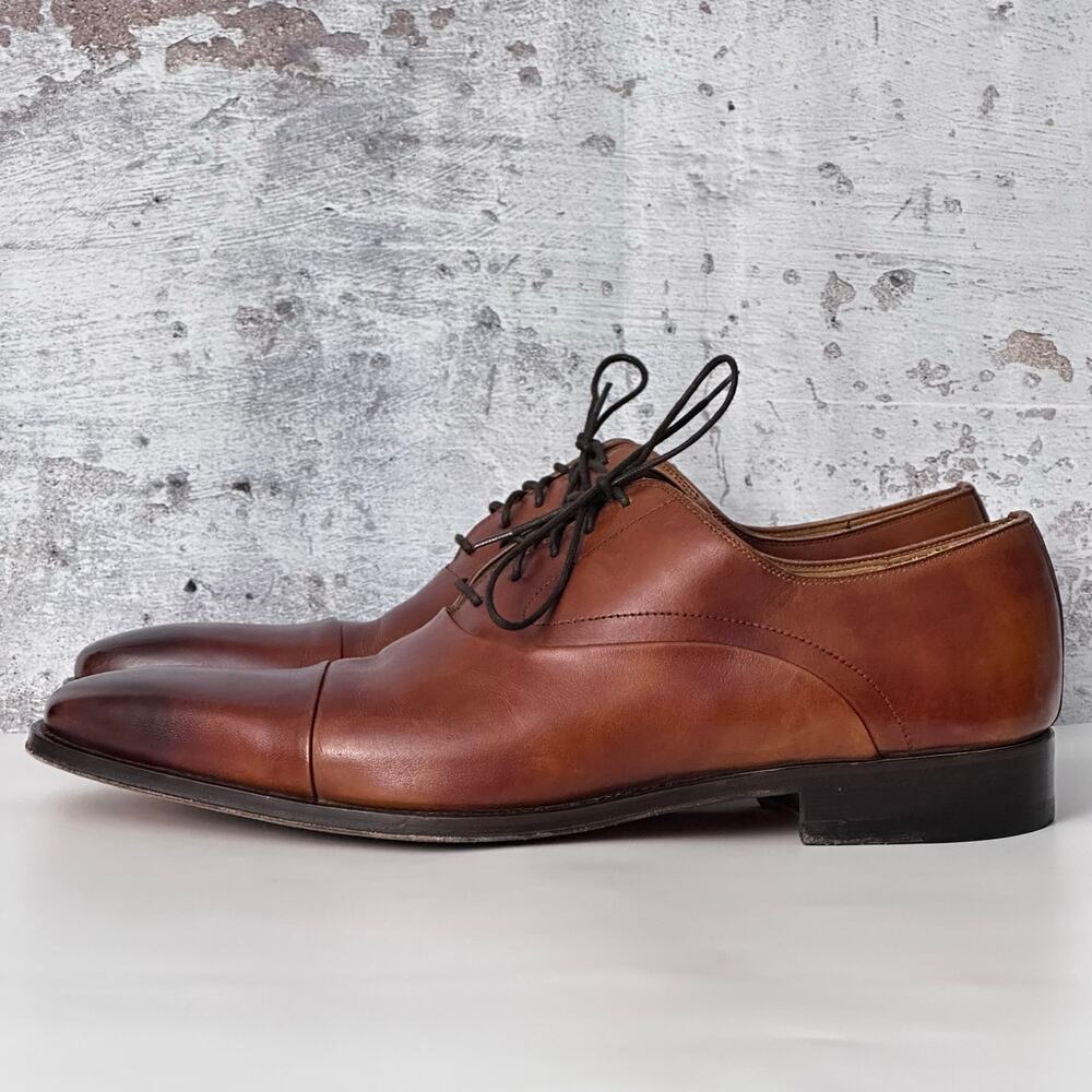 MAGNANNI Cap Toe Oxford - Cognac (Brown)